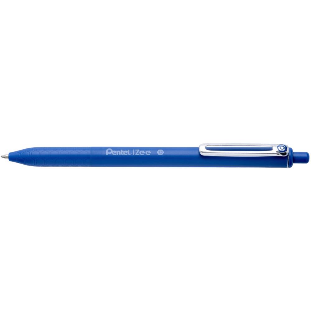 Stylo bille rtractable Pentel Izee - Pointe large 1 mm -Bleu