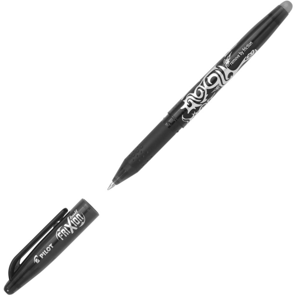 Roller Pilot Frixion - encre gel effaable - criture moyenne - bille 0,7 mm noir