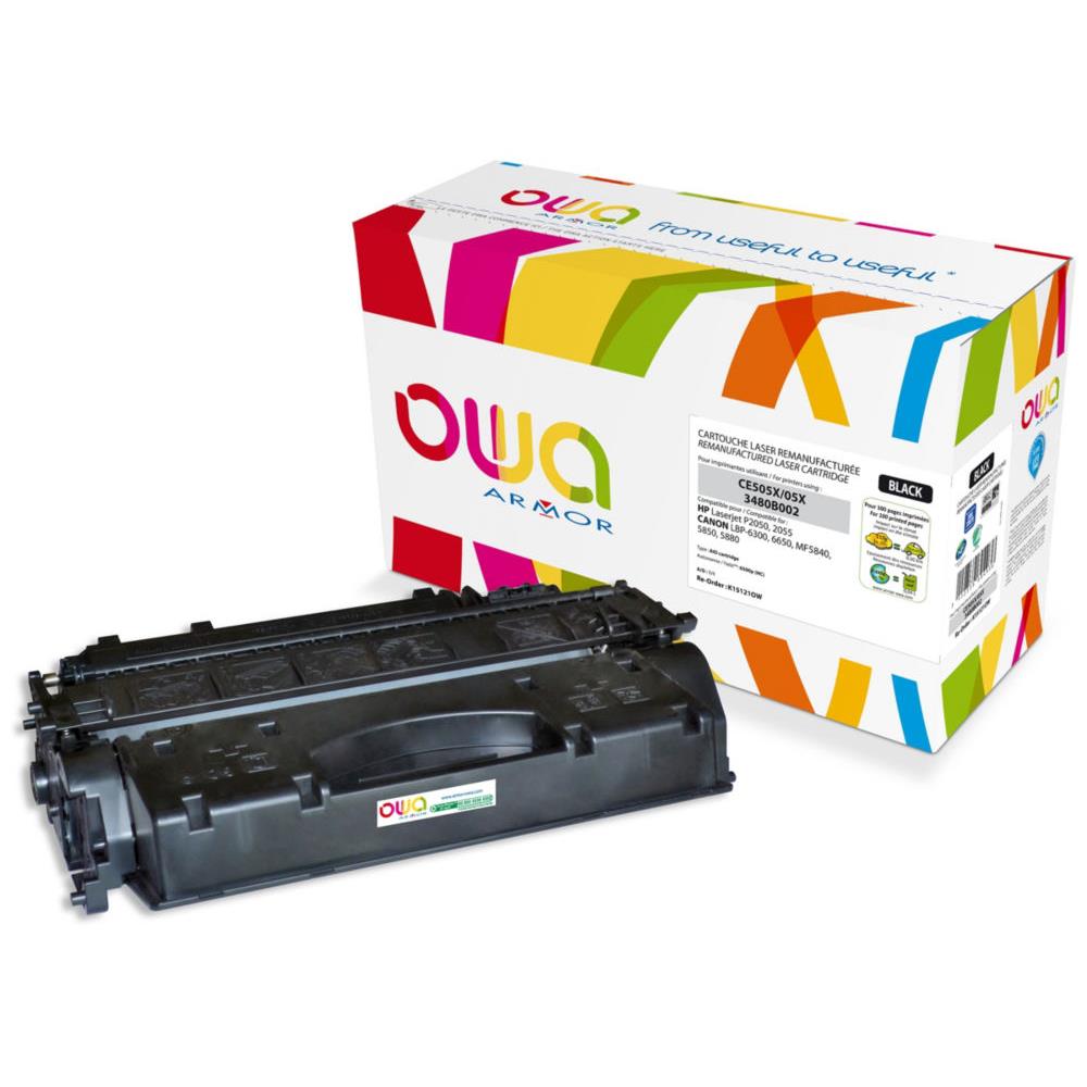Cartouches de toner - Armor k15121ow cartouche de toner 1 pice(s) compatible noir