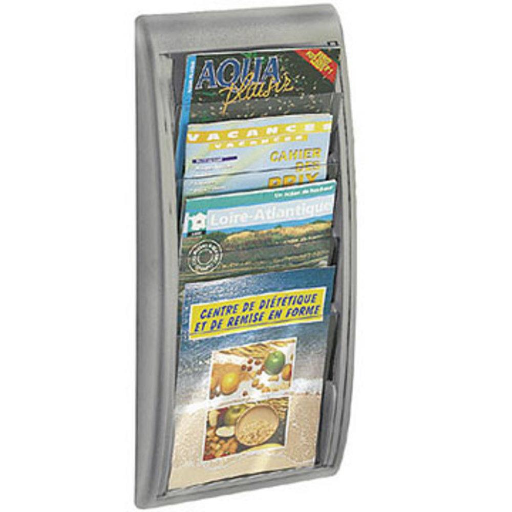 Prsentoir Quick Fit System - Mural - 4 cases A4 - aluminium