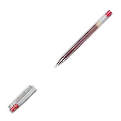 Stylo � bille Pilot G-TEC-C4 - pointe hi-tech extra-fine - encre gel rouge - corps plastique avec capuchon