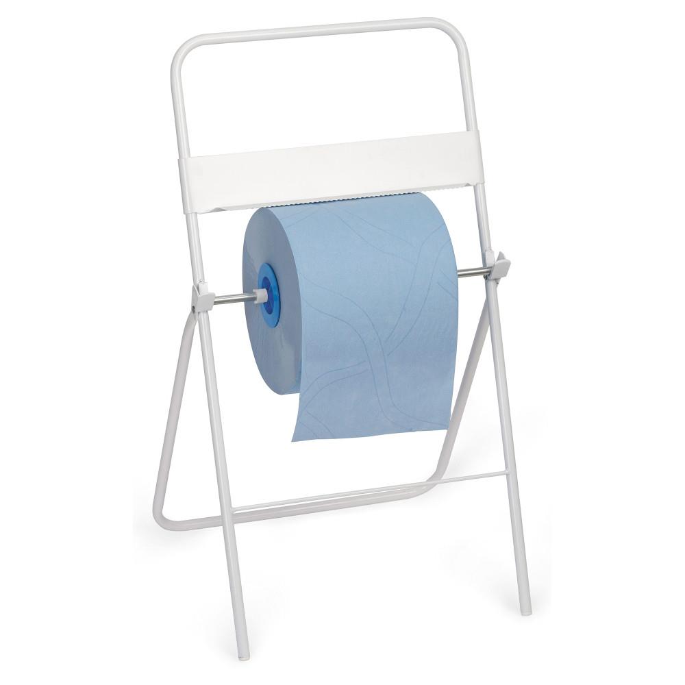 Drouleur Mondoffice pour bobines industrielles sur pied - Mtal blanc