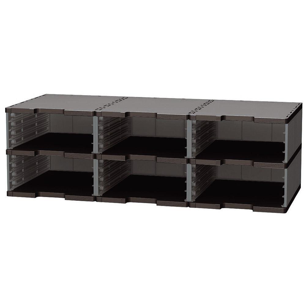 Trieur Exacompta modulodoc - 6 cases jumbo