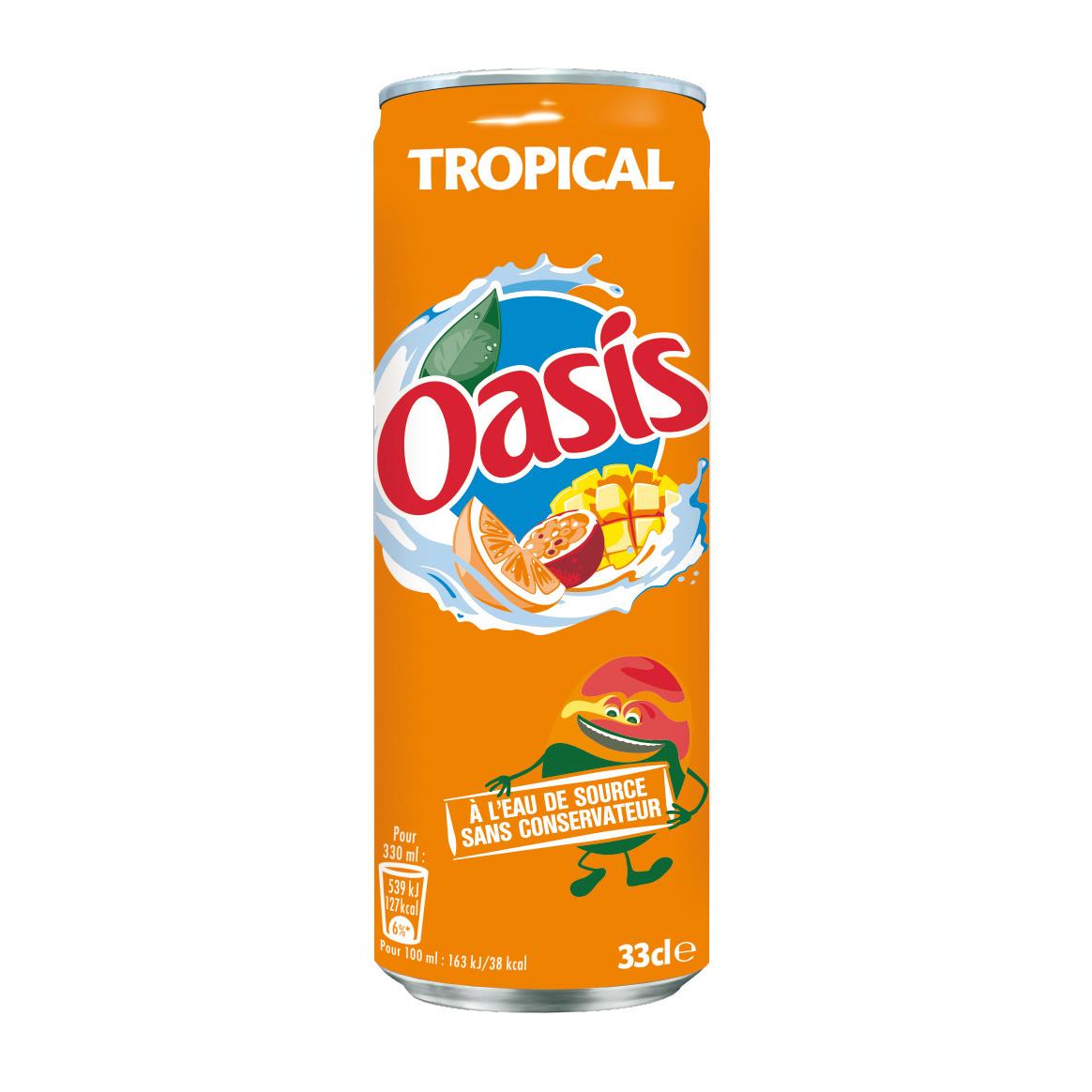 Oasis Tropical - canette de 33 cl