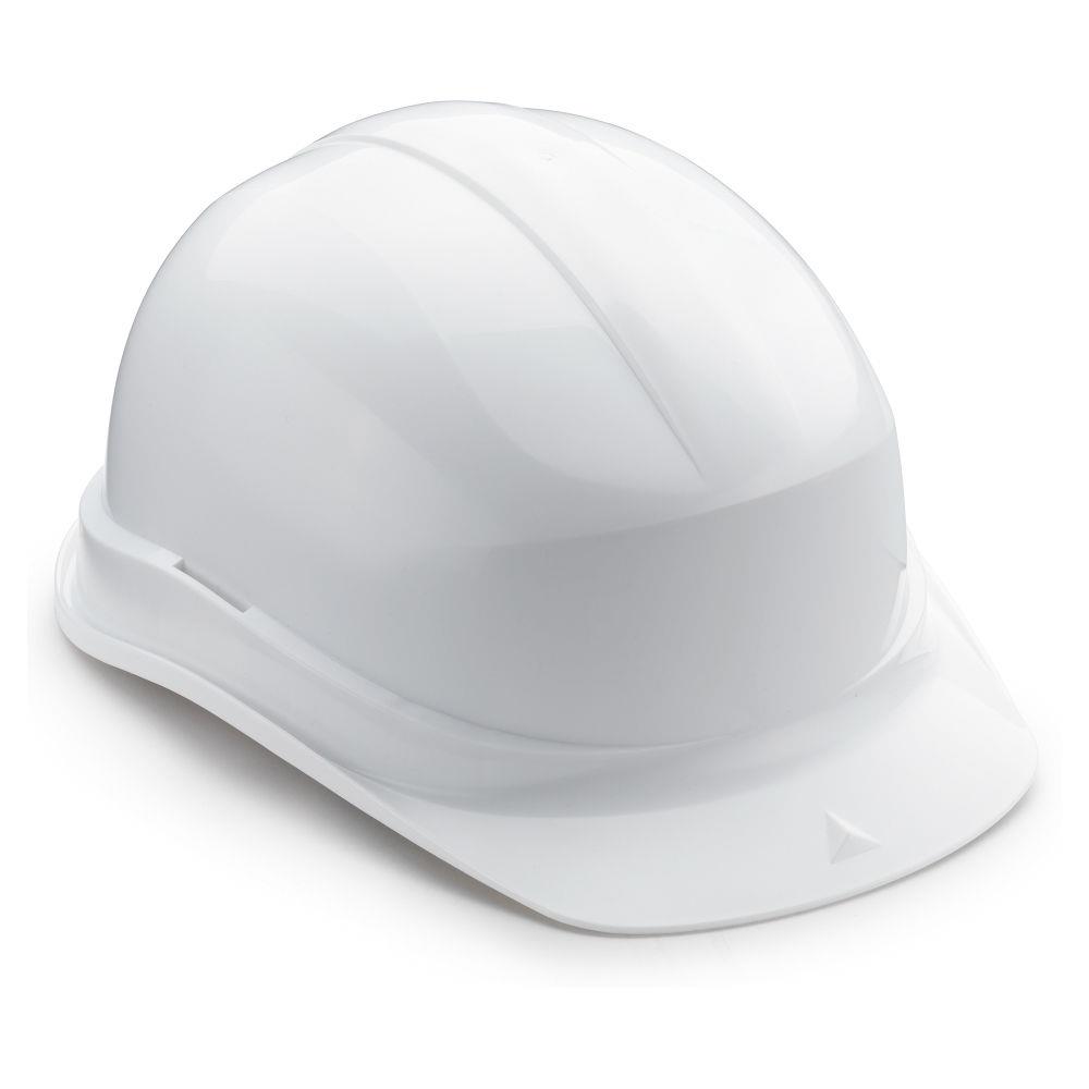 Casque de chantier Delta Plus avec serrage  glissire - Blanc