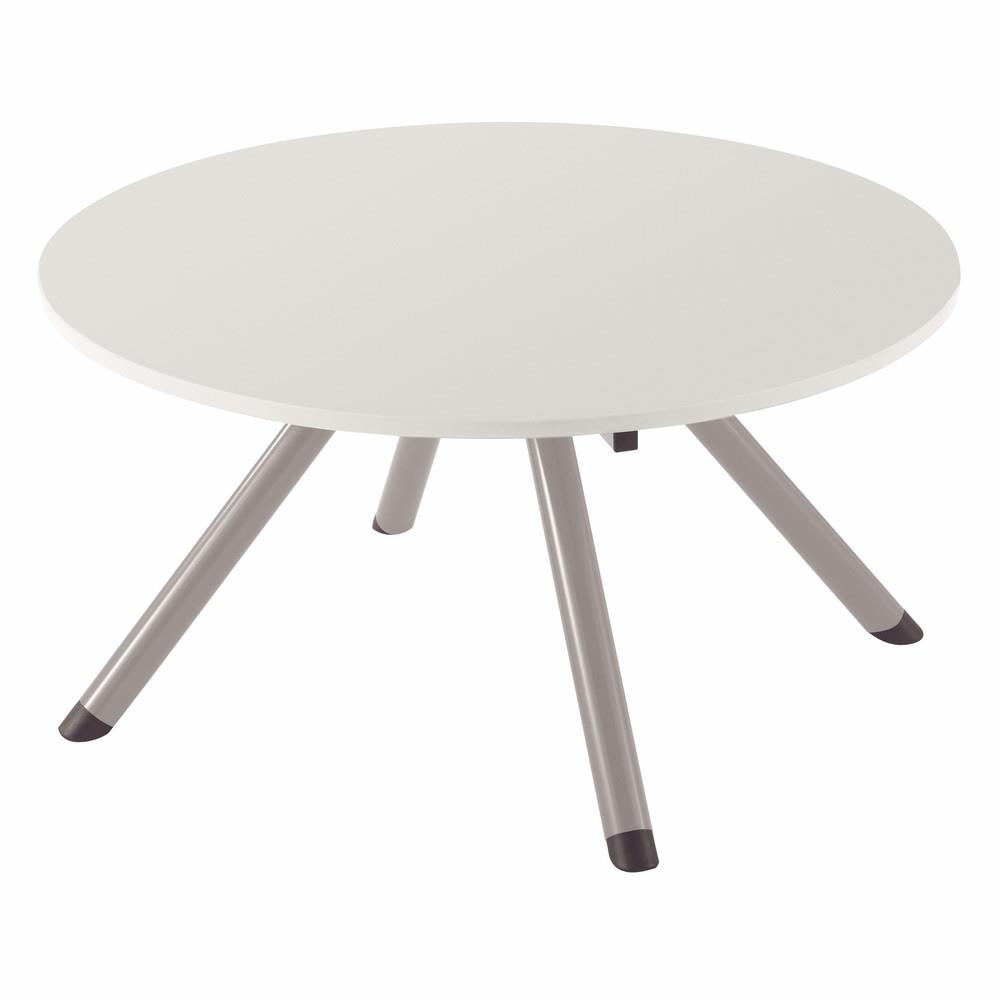 Table basse ronde Xeno - plateau gris - Oslash - 80 cm