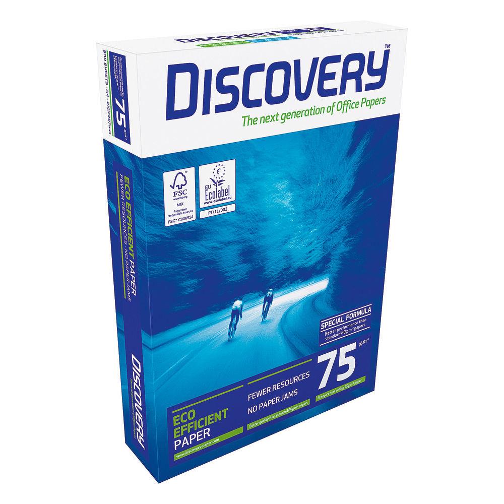 Papier Discovery - trs blanc - 75 g - A3 - ramette de 500 feuilles