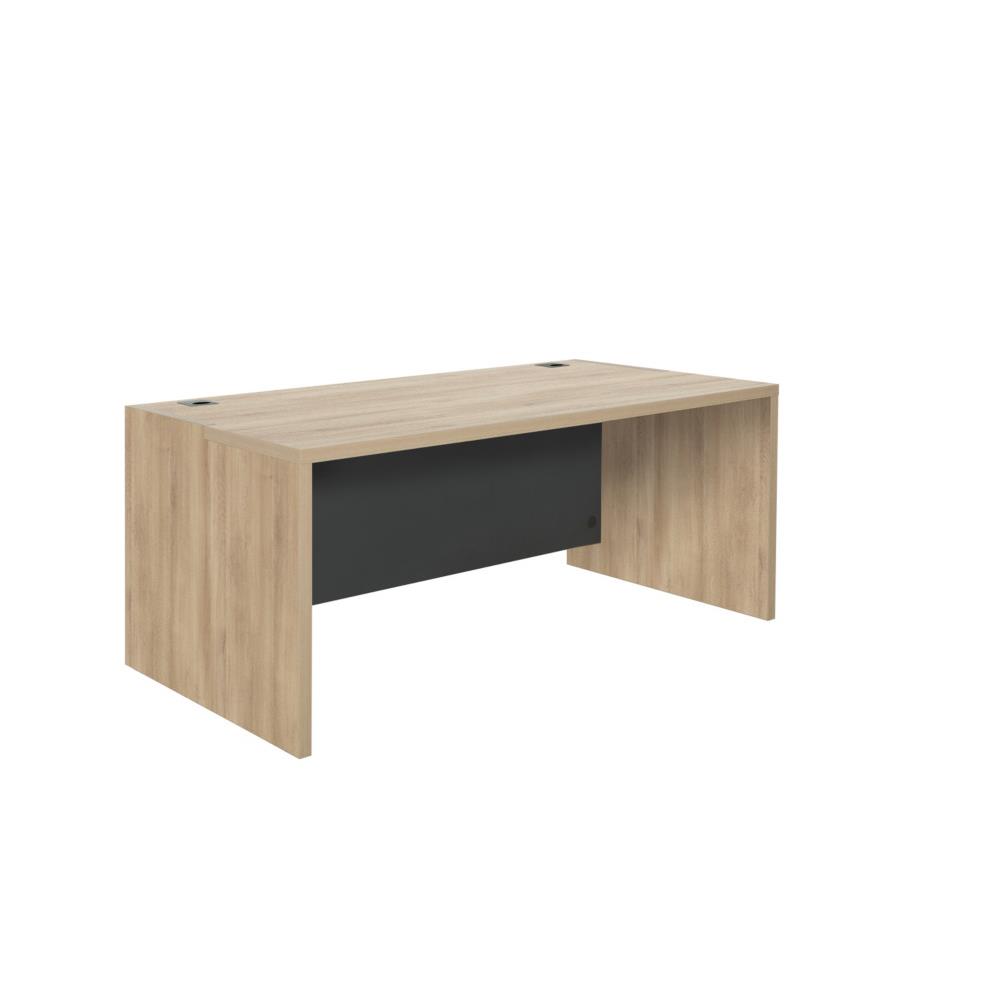 Bureau direction droit Vertex L180 x P 90 cm - Chne Bocage