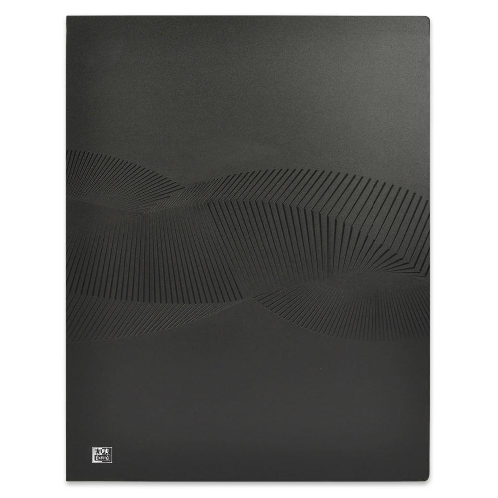 Protge-documents Oxford Osmose A3 - 20 pochettes en polypropylne - couverture opaque noire