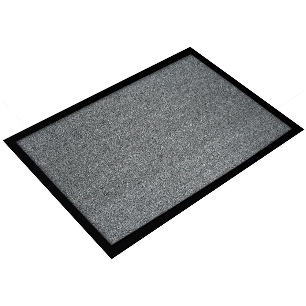 Tapis d'accueil Floortex Valuemat - 80 x 120 cm - trafic modr - gris