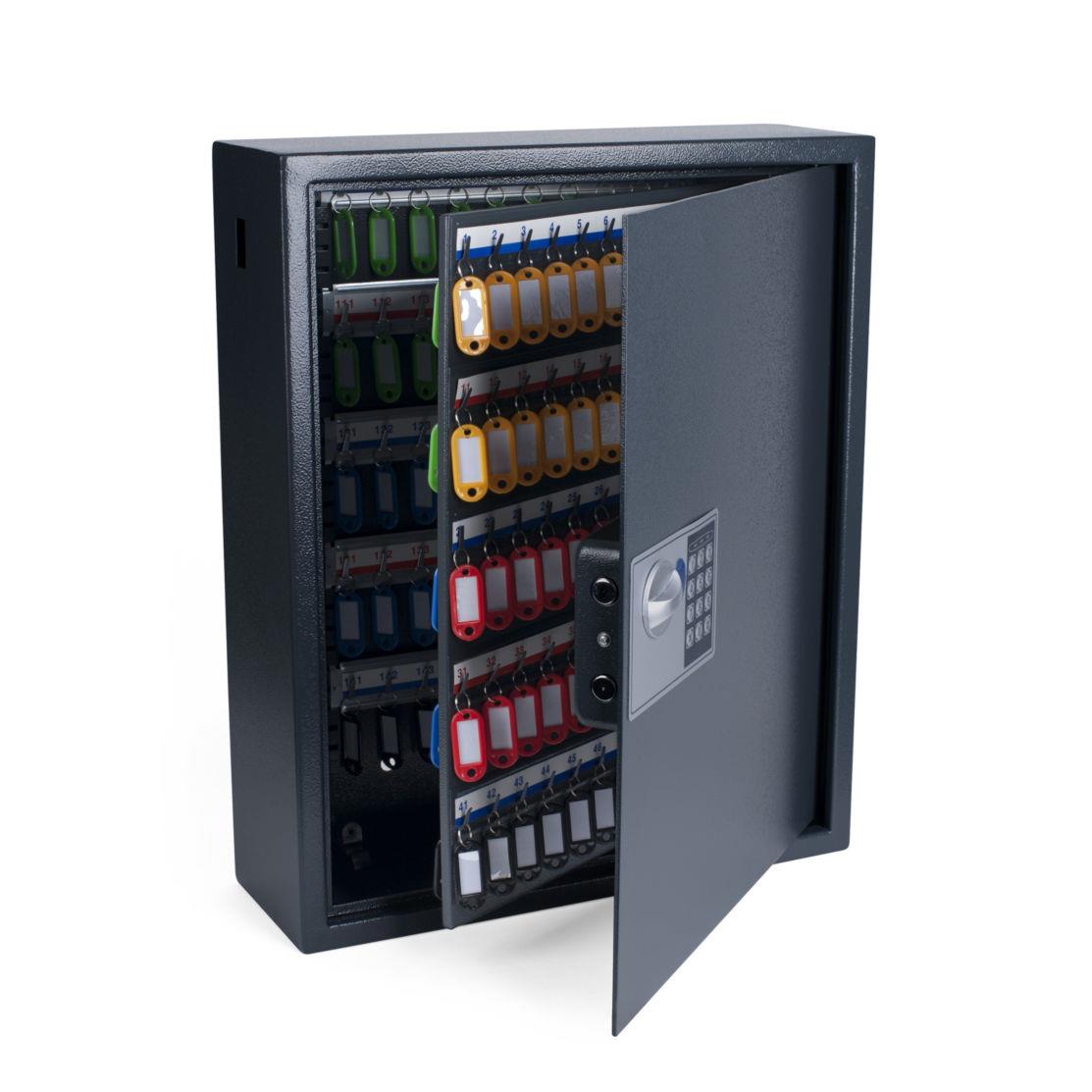 Armoire  cls haute scurit en acier serrure  combinaison lectronique Pavo - 150 cls - gris anthracite