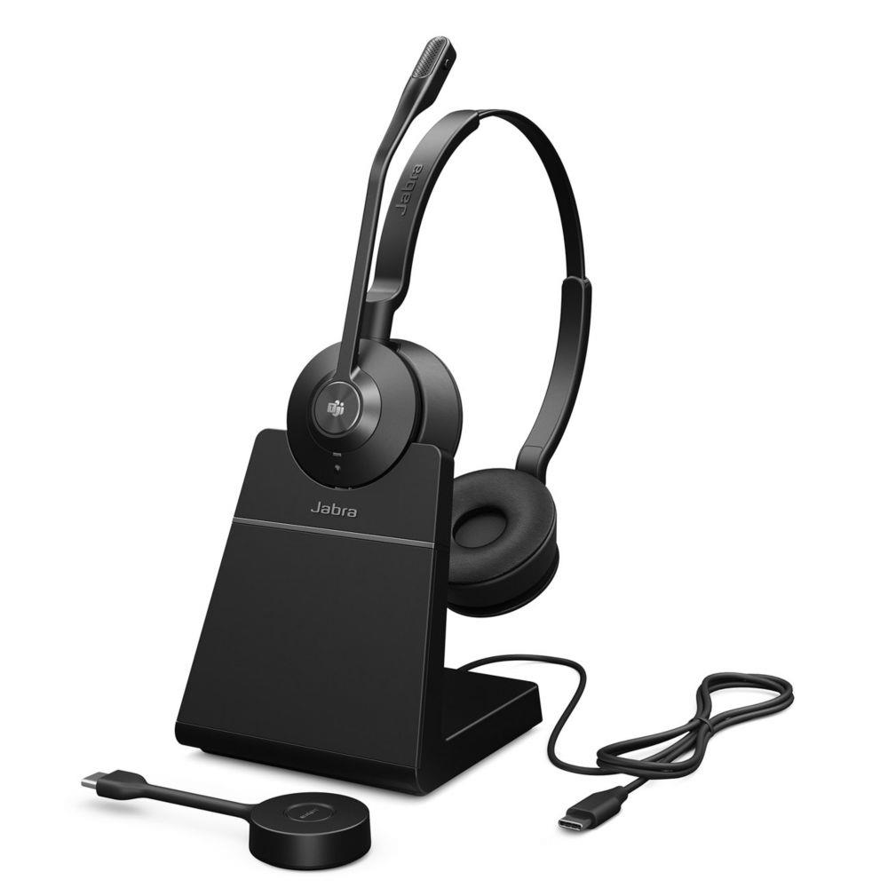 Casque sans fil + Base de chargement JABRA Engage 55 Duo Stro MS USB-C