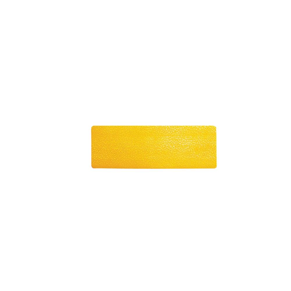 Symbole de marquage au sol permanent Durable - Adh�sif antid�rapant - Bande - 15 x 5 cm - Jaune - lot de 10