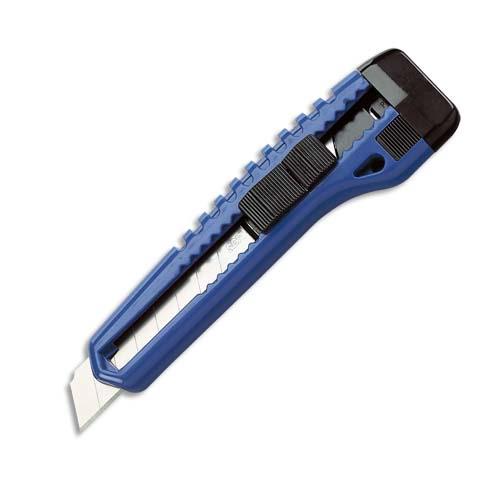 Cutter professionnel Safetool - autobloquant - plastique - 18mm
