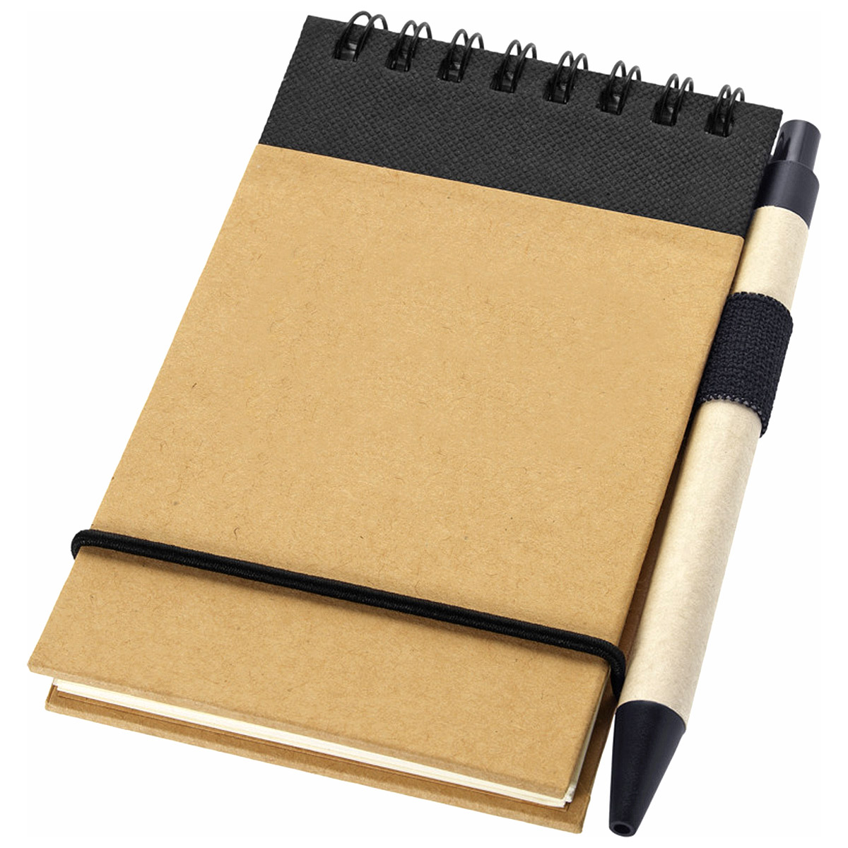 Bloc-notes personnalisable avec stylo - matire recycle - format A7