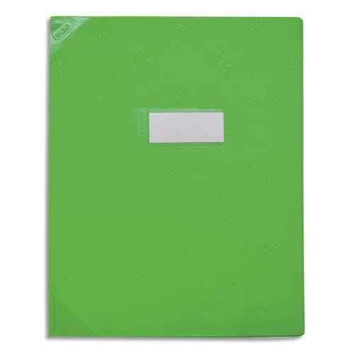Protge-cahier Elba Strong Line - 17 x 22 cm - opaque 15/100 + renforcs (30/100) - vert