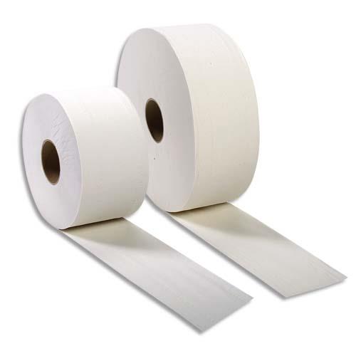 Colis de 12 bobines conomiques de papier toilette mini Jumbo - 2 plis - longueur 170 m