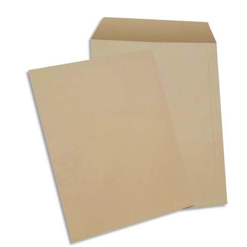 Pochettes 162x229 GPV - kraft brun - auto-adhsives - 85g - bote de 500