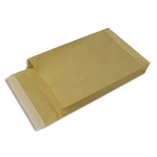 Pochettes kraft arm GPV - 3 soufflets 5 cm - 130 g - 340 x 465 mm -  boite de 50 pochettes