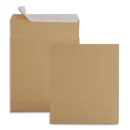 Pochettes kraft arm GPV - 3 soufflets 7 cm - 130 g - 275 x 365 mm -  boite de 50 pochettes