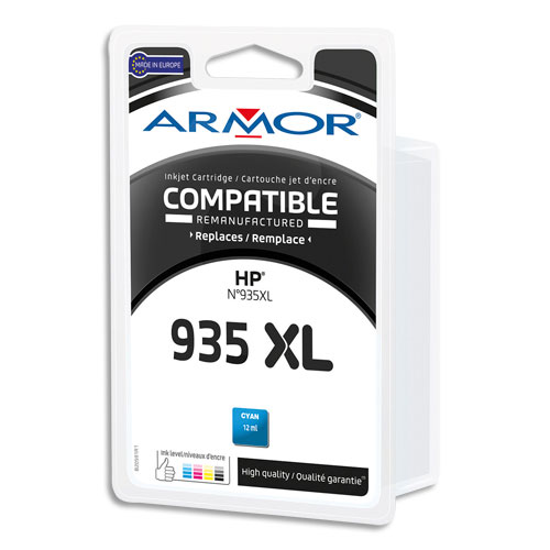 Cartouches pour imprimantes - Armor b20591r1 cartouche d'encre 1 pice(s) compatible rendement lev (xl) cyan