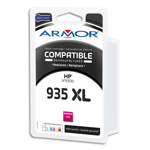 Cartouches pour imprimantes - Armor b20592r1 cartouche d'encre 1 pice(s) compatible rendement lev (xl) magenta