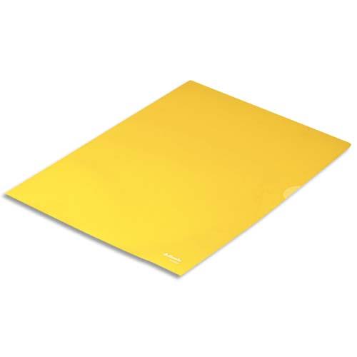 Pochettes-coin Esselte Copy Safe - polypropylne grain 11/100e - jaune - bote de 100