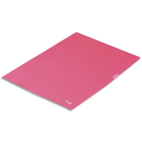 Pochettes-coin Esselte Copy Safe - polypropylne grain 11/100e - rouge - bote de 100