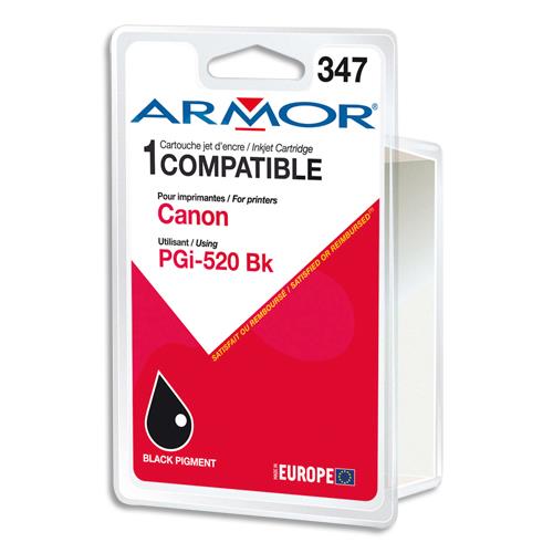 Cartouches pour imprimantes - Armor k20374ow cartouche d'encre 1 pice(s) compatible noir