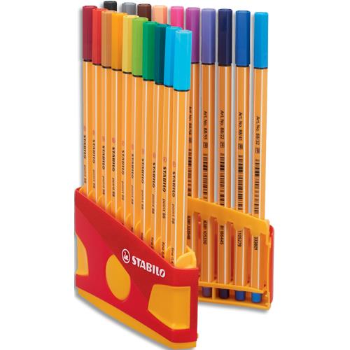 Stylo feutre Point 88 ColorParade - P8 - bote de 20 - coloris assortis