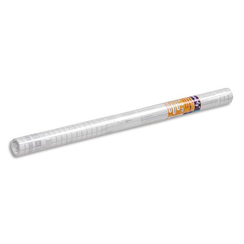 Rouleau couvre livre Viquel - 0,45x2 m - adhsif et repositionnable - polypropylne - en prsentoir