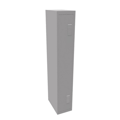 Vestiaire industrie propre dmontable - H 180 x L 30 x P 50 cm - lment suivant - gris clair et portes gris clair