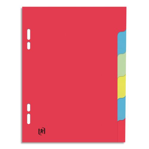 Intercalaires touches neutres - carte 180g - 17x22 cm - 6 positions - coloris assortis