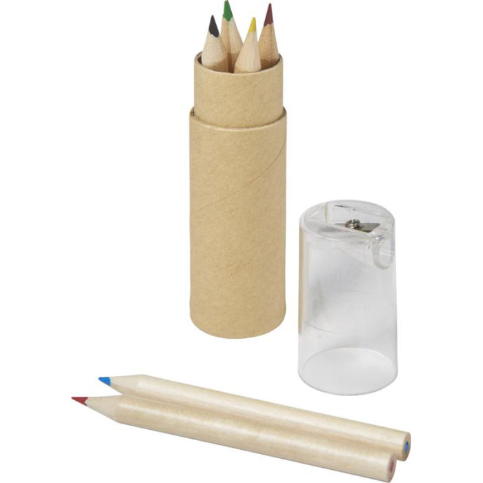 Set de 6 crayons de couleur personnalisable