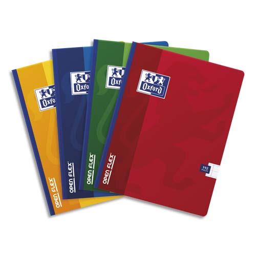 Cahier Oxford Black N' Red A4 - 192 Pages - Papier 90g Extra Blanc - Couverture Rigide Lavable