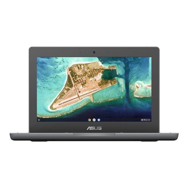 Chromebook - Asus chromebook cr1100cka-gj0040 intel celeron n n4500 29,5 cm (11.6") hd 4 go lpddr4x-sdram 32 go emmc wi-fi 6 (802.11ax) chromeos gris
