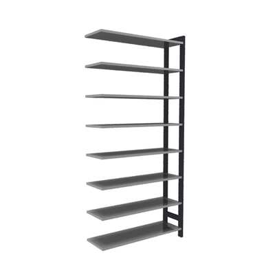 Rayonnage Elment suivant gris anthracite H. 250 x L. 120 x P. 36 cm