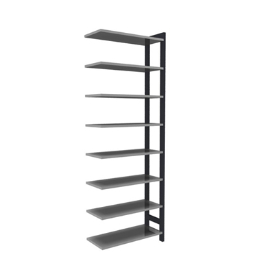 Rayonnage Elment suivant gris anthracite H. 250 x L. 90 x P. 36 cm