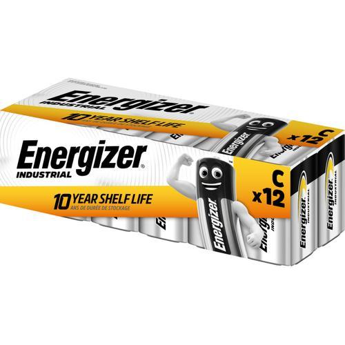 Energizer industrial batterie  usage unique c alcaline