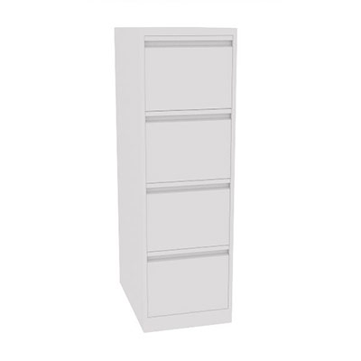 Classeur dossiers suspendus 4 tiroirs format A4 L 41,3 x P. 62,2 x H. 132,4 cm finition gris