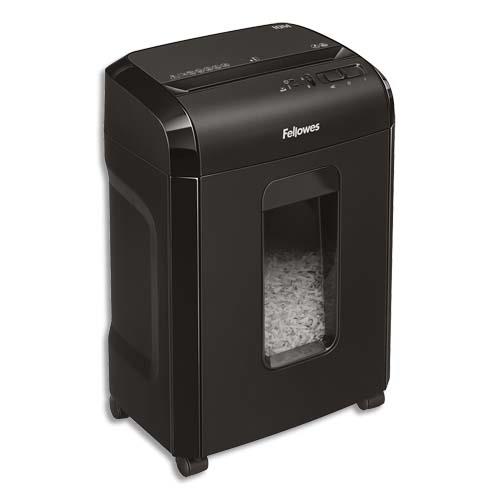 Fellowes powershred 10m destructeur de papier dcoupage par micro-broyage noir