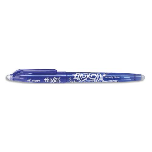 Roller Pilot FriXion Ball - pointe fine 0,5mm - encre thermosensible effaable bleue
