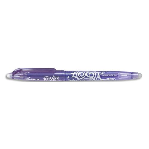 Roller Pilot FriXion Ball - pointe fine 0,5mm - encre thermosensible effaable violet
