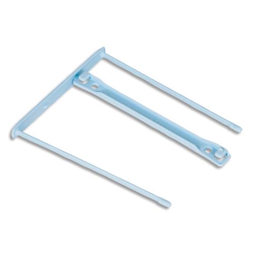Attache platique Bankers Box - pour archivage des documents perfors - bote de 20 - coloris bleu