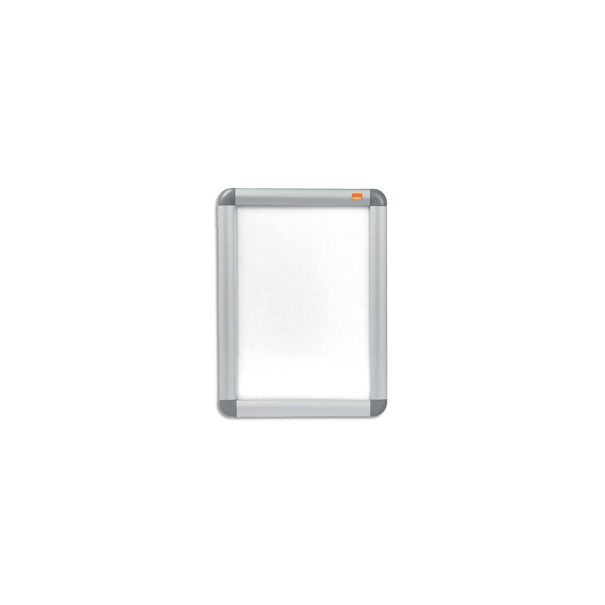 Vitrine cadre clipsable Nobo - aluminium - cran anti-reflet - PVC - A4