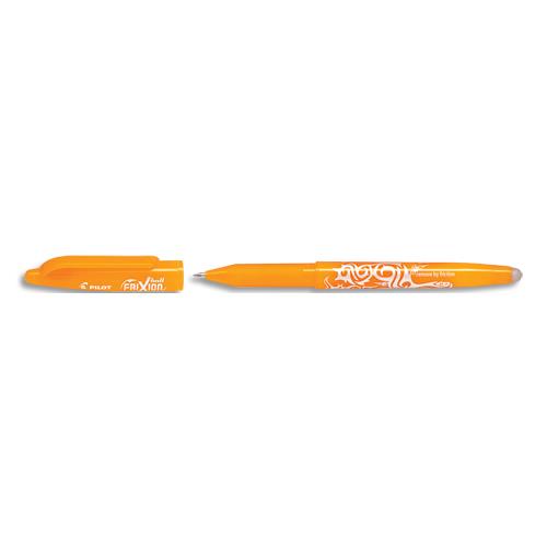 Roller gel Pilot FriXion Ball 07 - Effaable et rechargeable - Encre Orange abricot