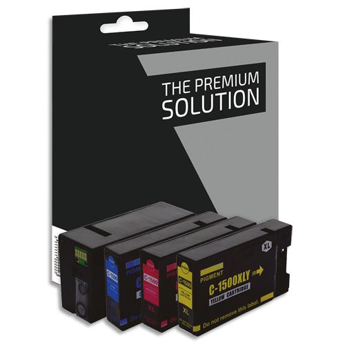 Cartouches pour imprimantes - The premium solution b8c1500xlb/cl cartouche d'encre 4 pice(s) compatible noir, cyan, magenta, jaune