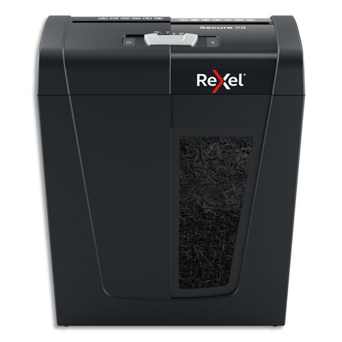 Rexel secure x8 destructeur de papier destruction croise 70 db noir