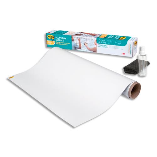 Tableau Blanc en rouleau Post-it Flex Write - 60,9 x 91,4 cm - surface effa�able
