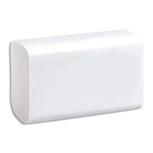 Paquets d'essuie-mains pure ouate - 2 plis en -150 - 21,6 x 23 cm - blanc
